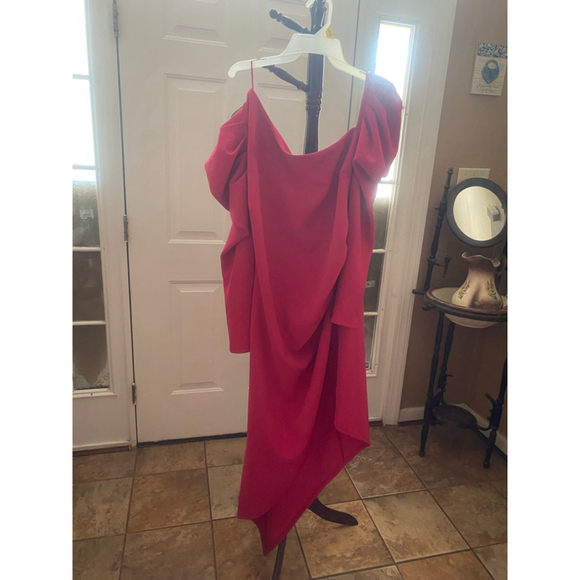 New York & Company Dresses & Skirts - Women's New York & CO pink Asymmetrical Dress XL